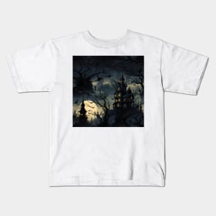 Halloween Decorations 18 - Haunted House Kids T-Shirt